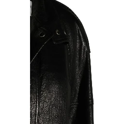 Saint Laurent Coats Black