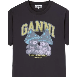 GANNI T-shirts and Polos Phantom