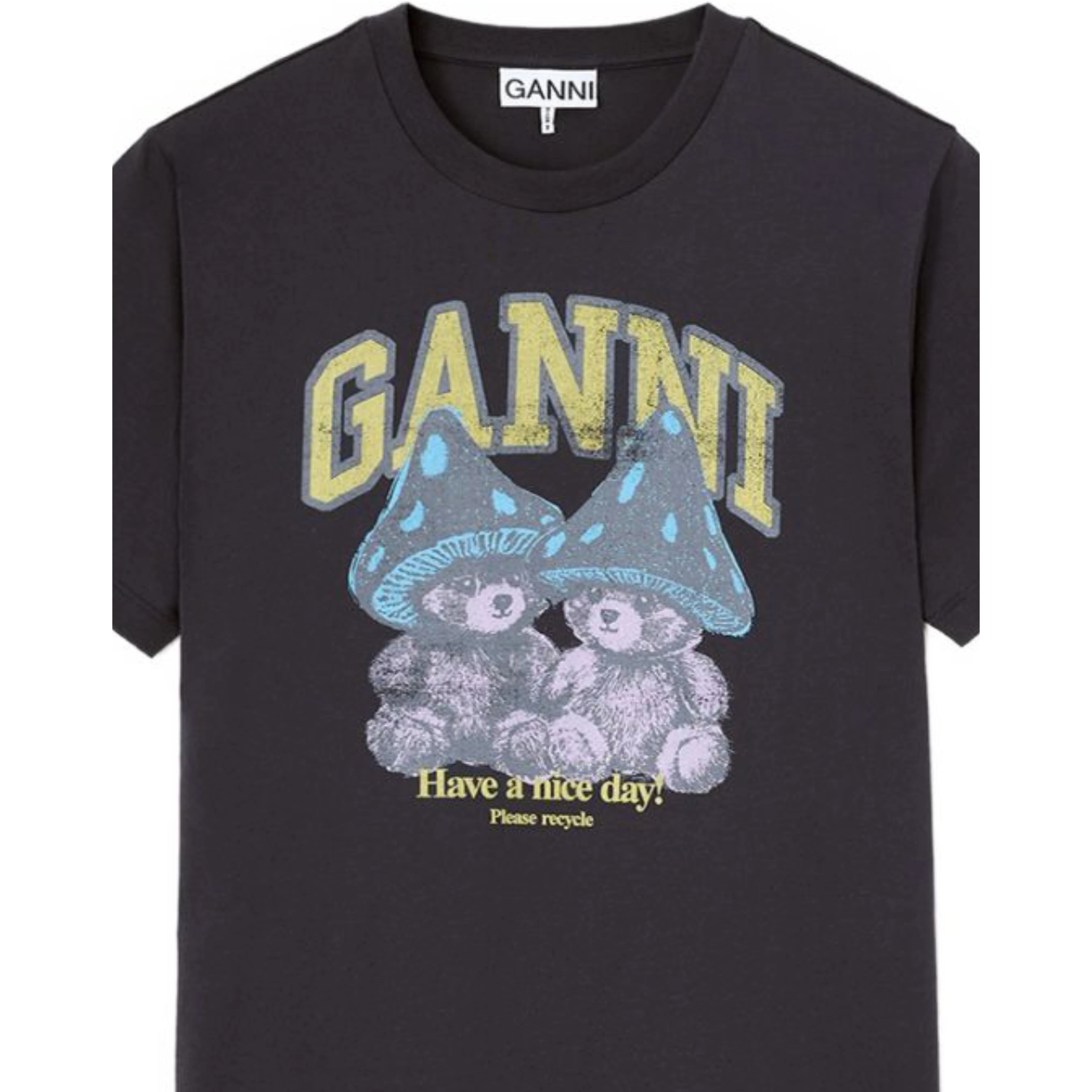 GANNI T-shirts and Polos Phantom