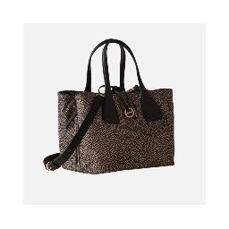 Borbonese Bags.. Natural/Black