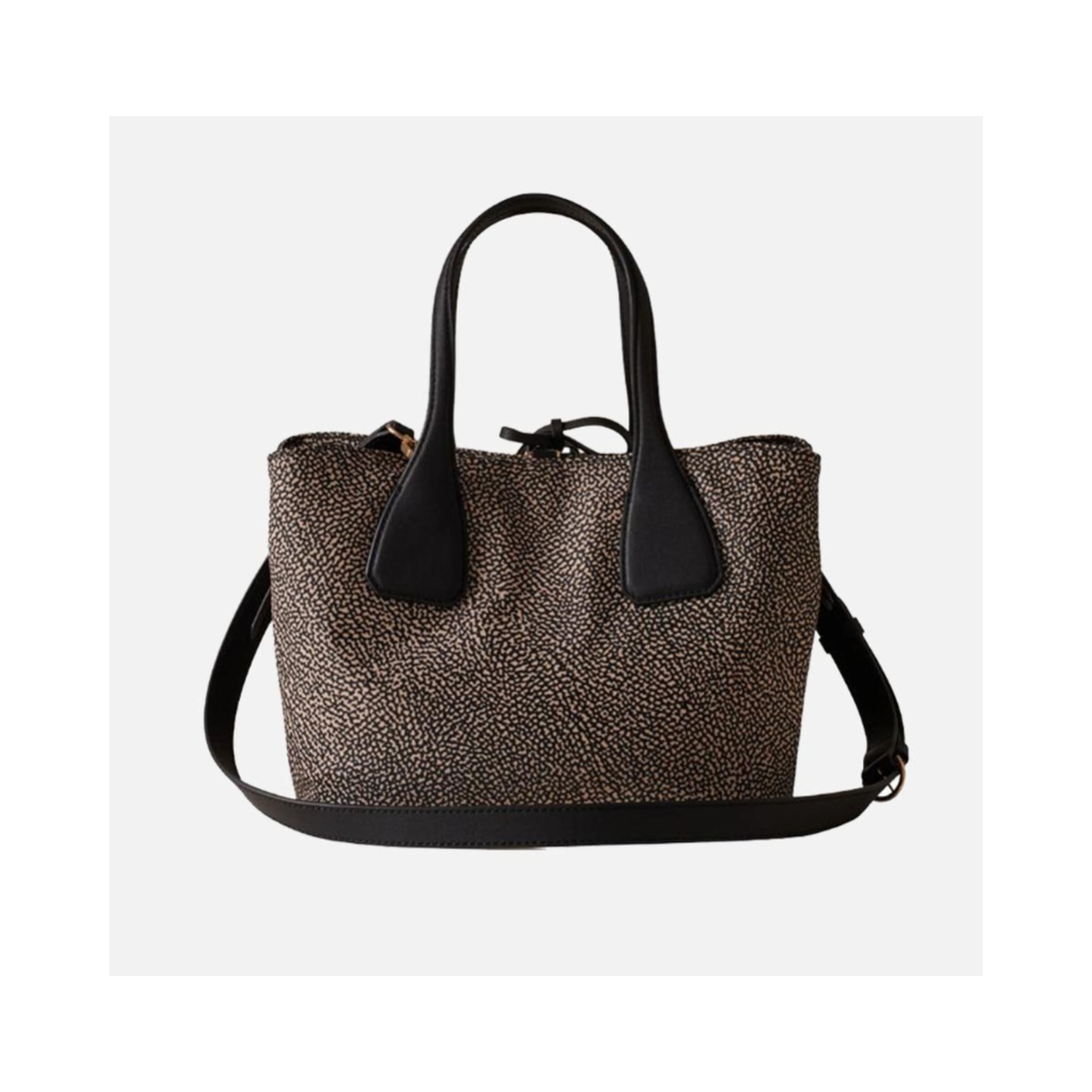 Borbonese Bags.. Natural/Black