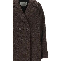 Harris Wharf London Coats Dark Brown