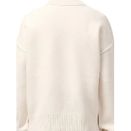 Ami Sweaters Off white/red