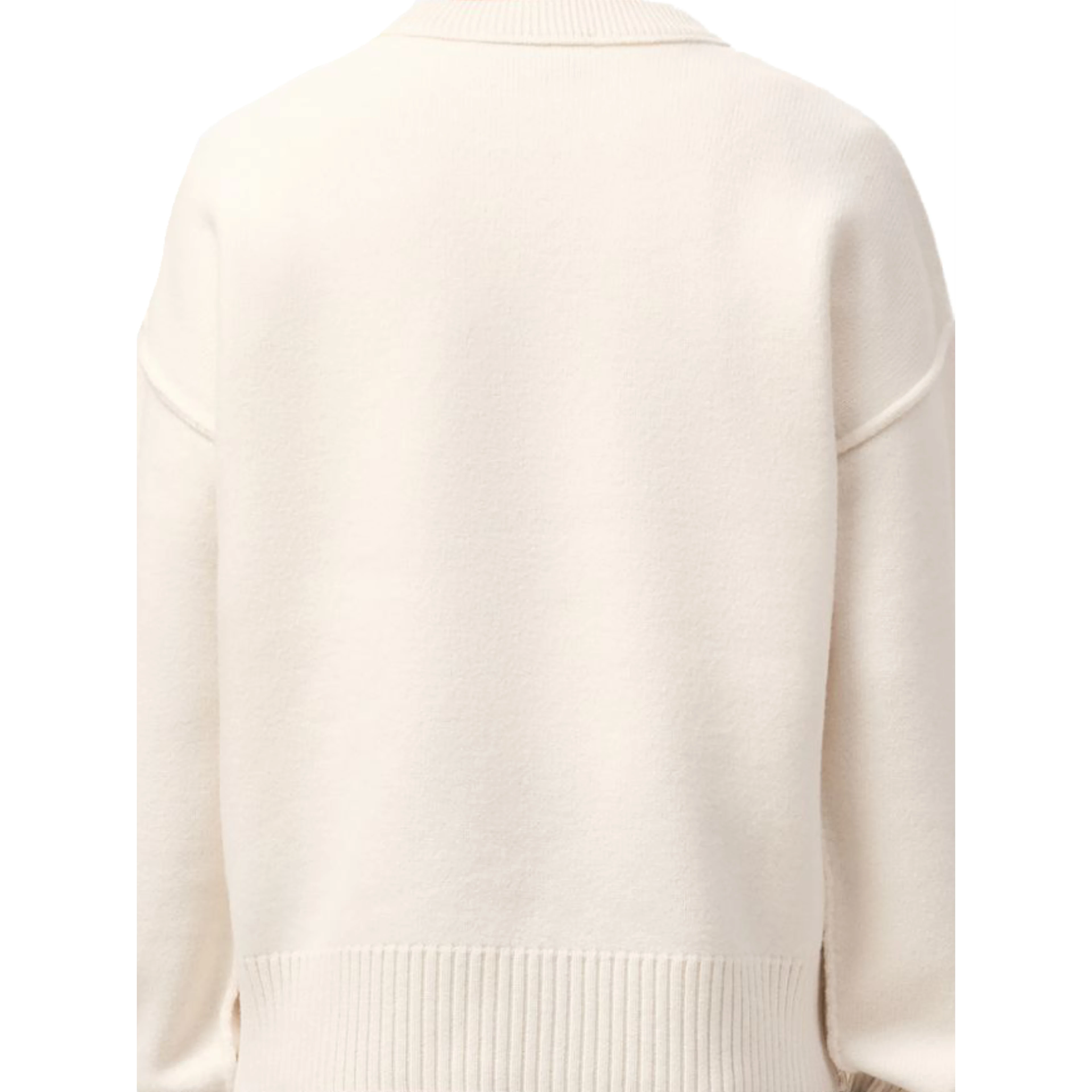 Ami Sweaters Off white/red