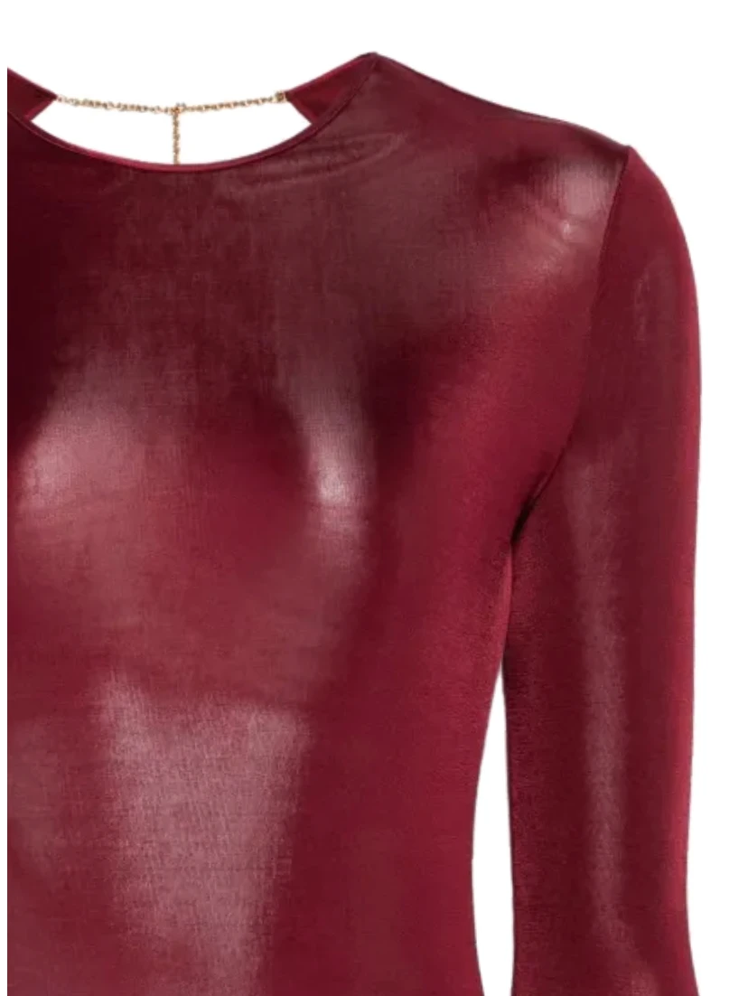 Saint Laurent Top Bordeaux