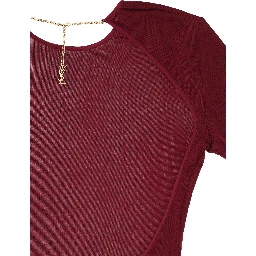Saint Laurent Top Bordeaux