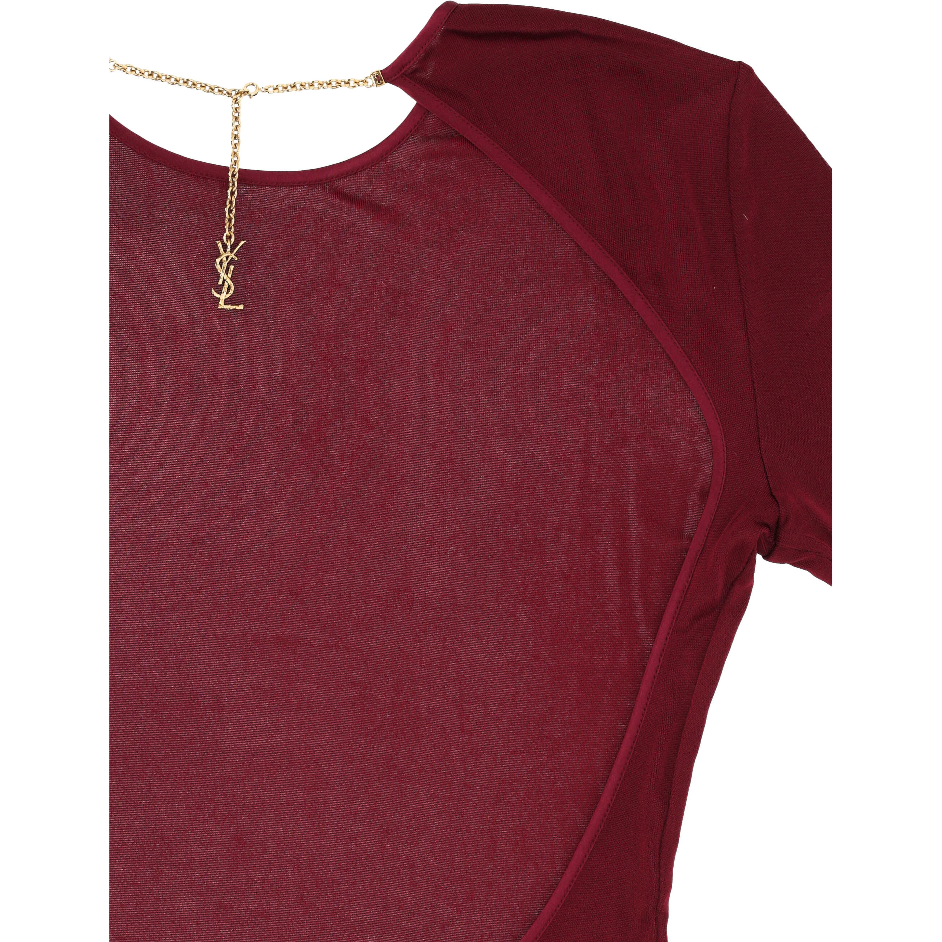 Saint Laurent Top Bordeaux