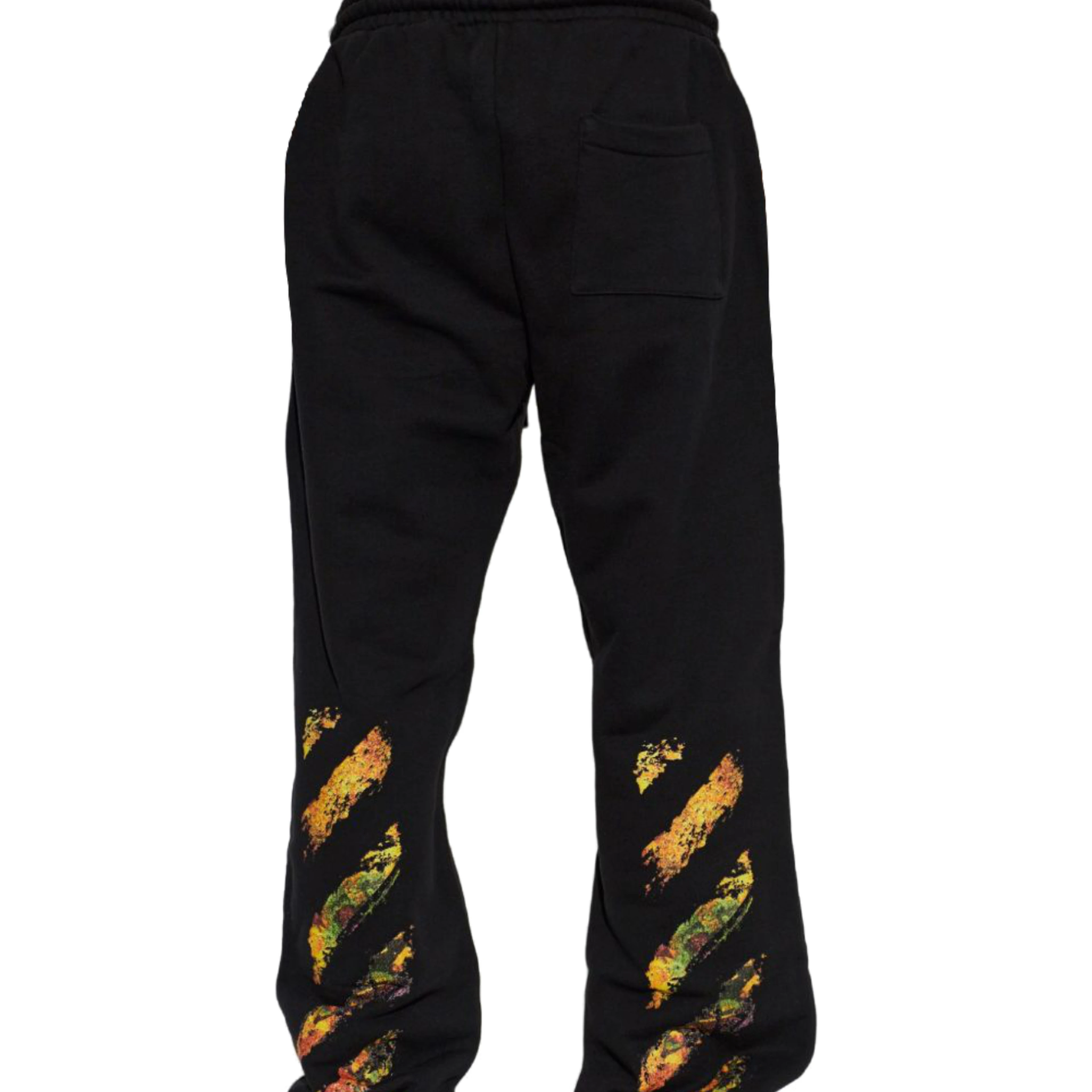 Off White Trousers Black