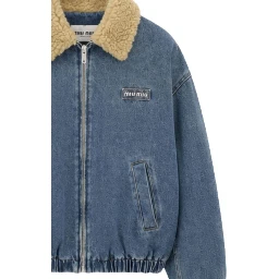 Miu Miu Jackets Blue