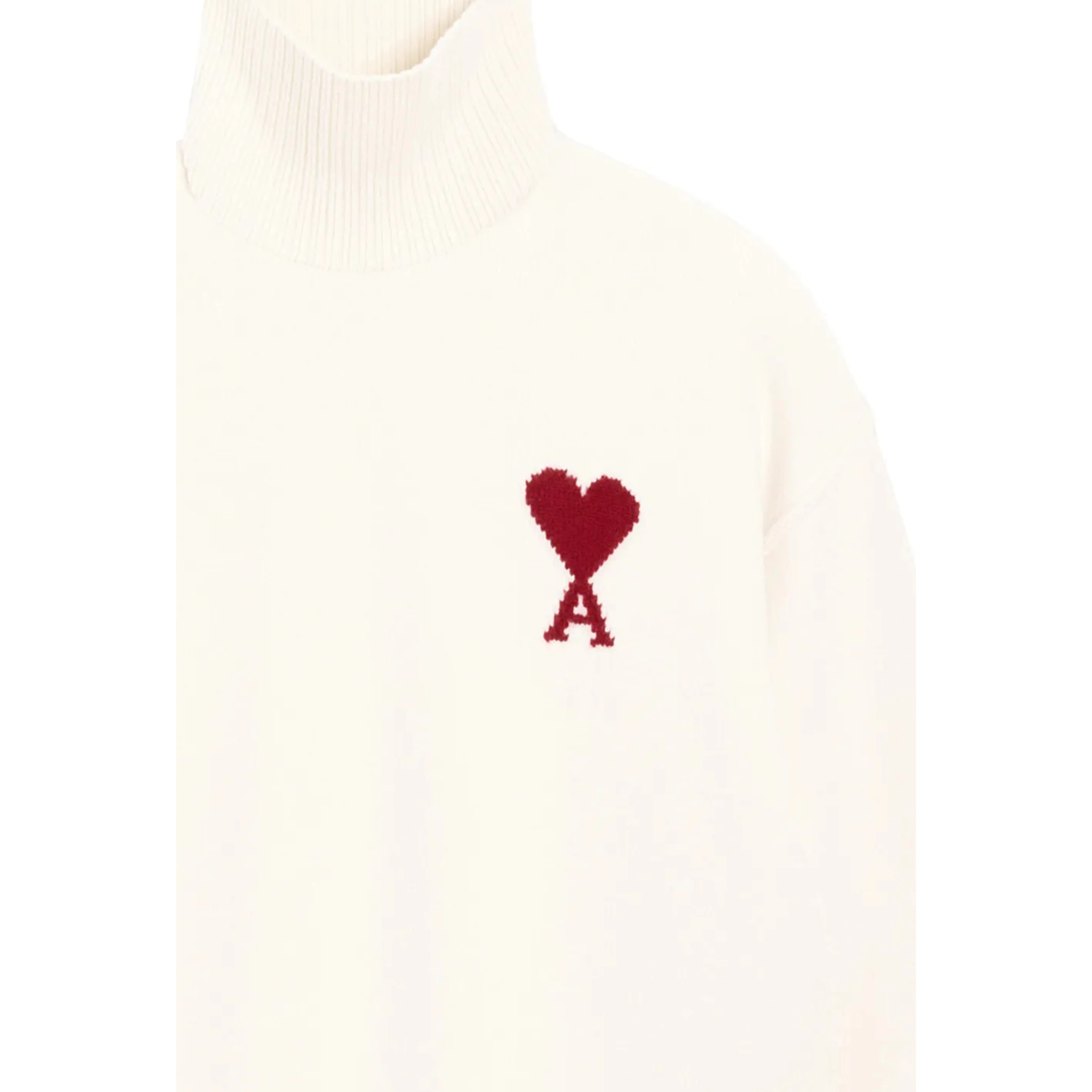 Ami Sweaters Off white/red