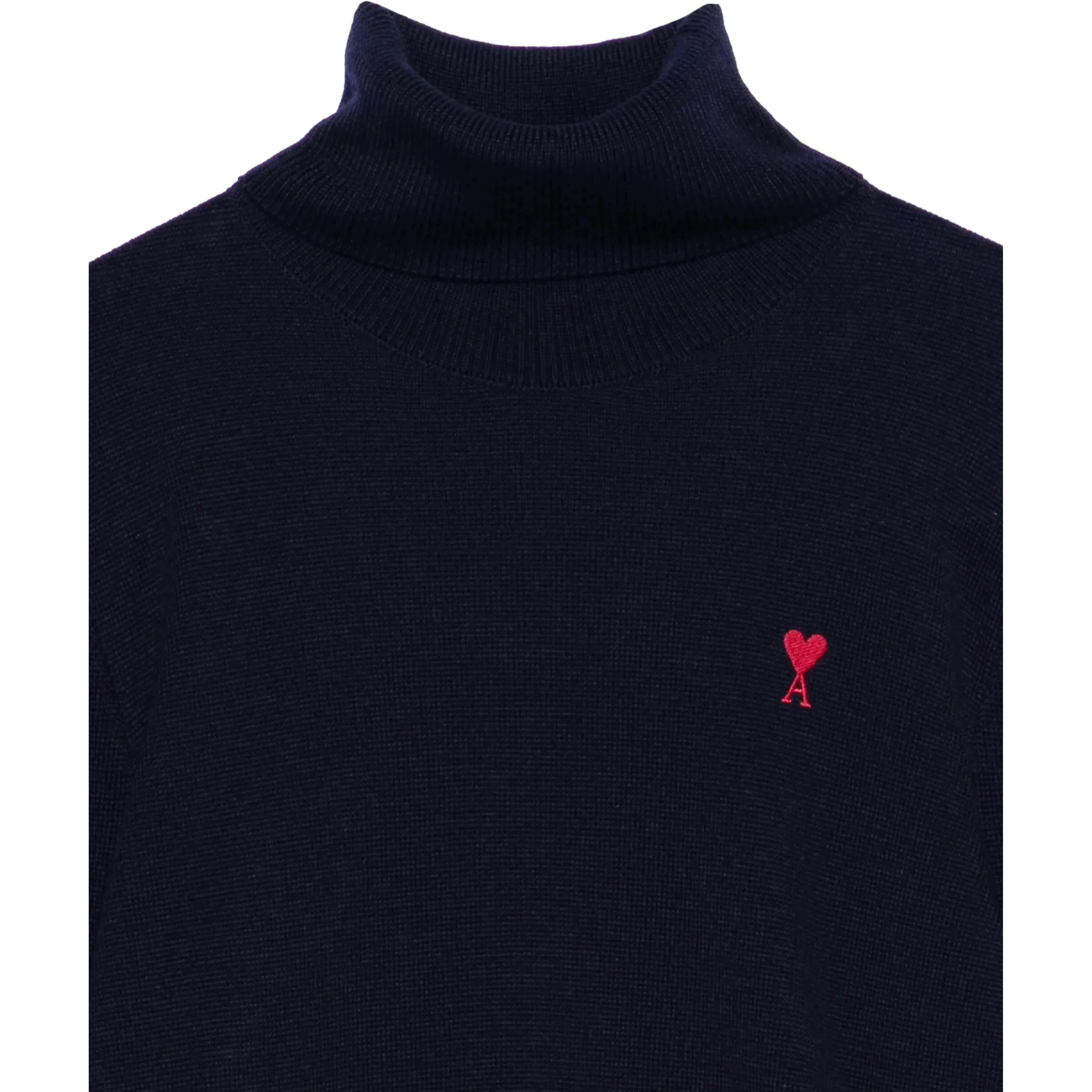 Ami Sweaters Navy Blue/ Red