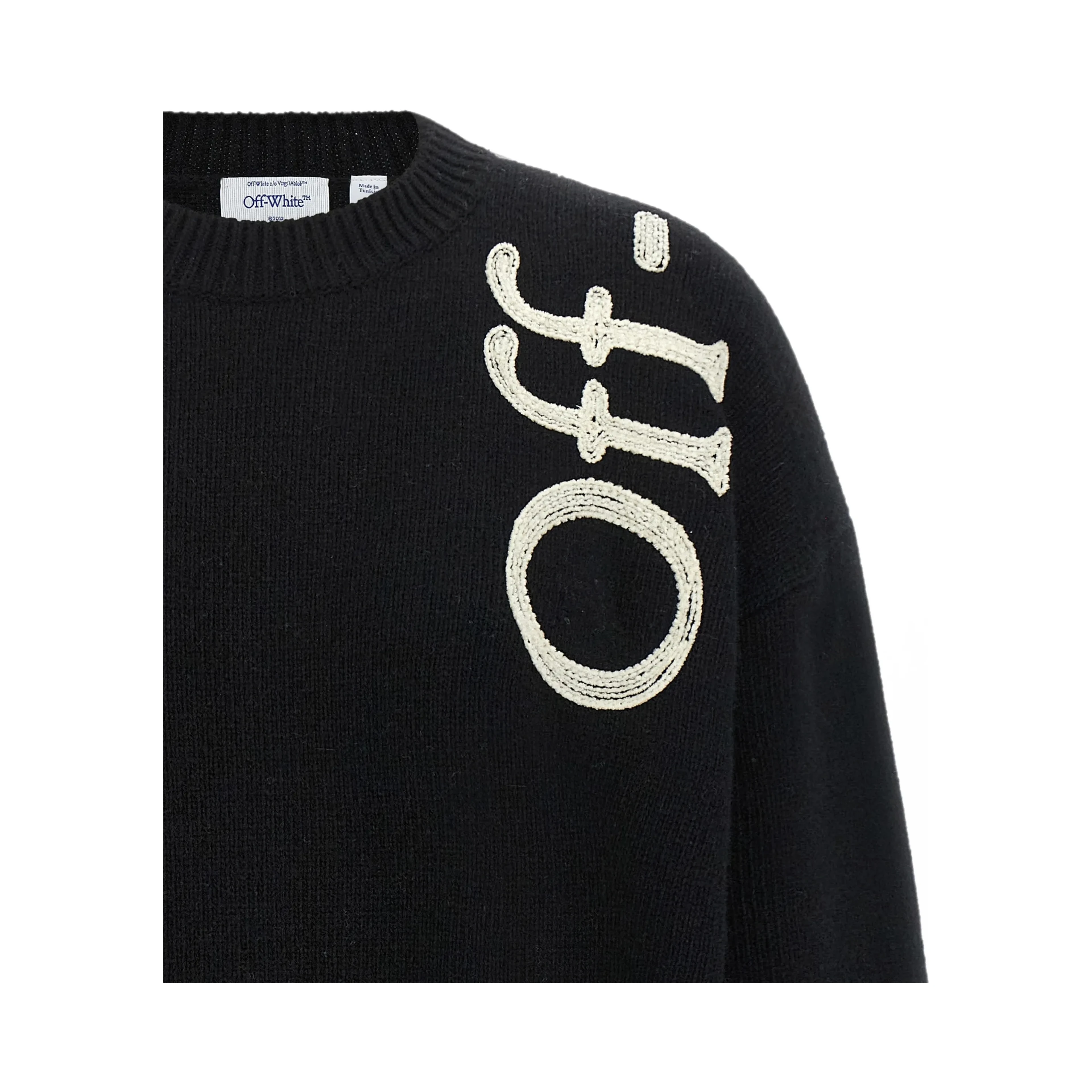 Off White Sweaters Black ivory