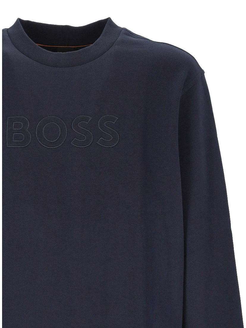 BOSS Sweaters Dark blue