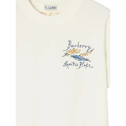 Burberry T-shirts and Polos Chalk