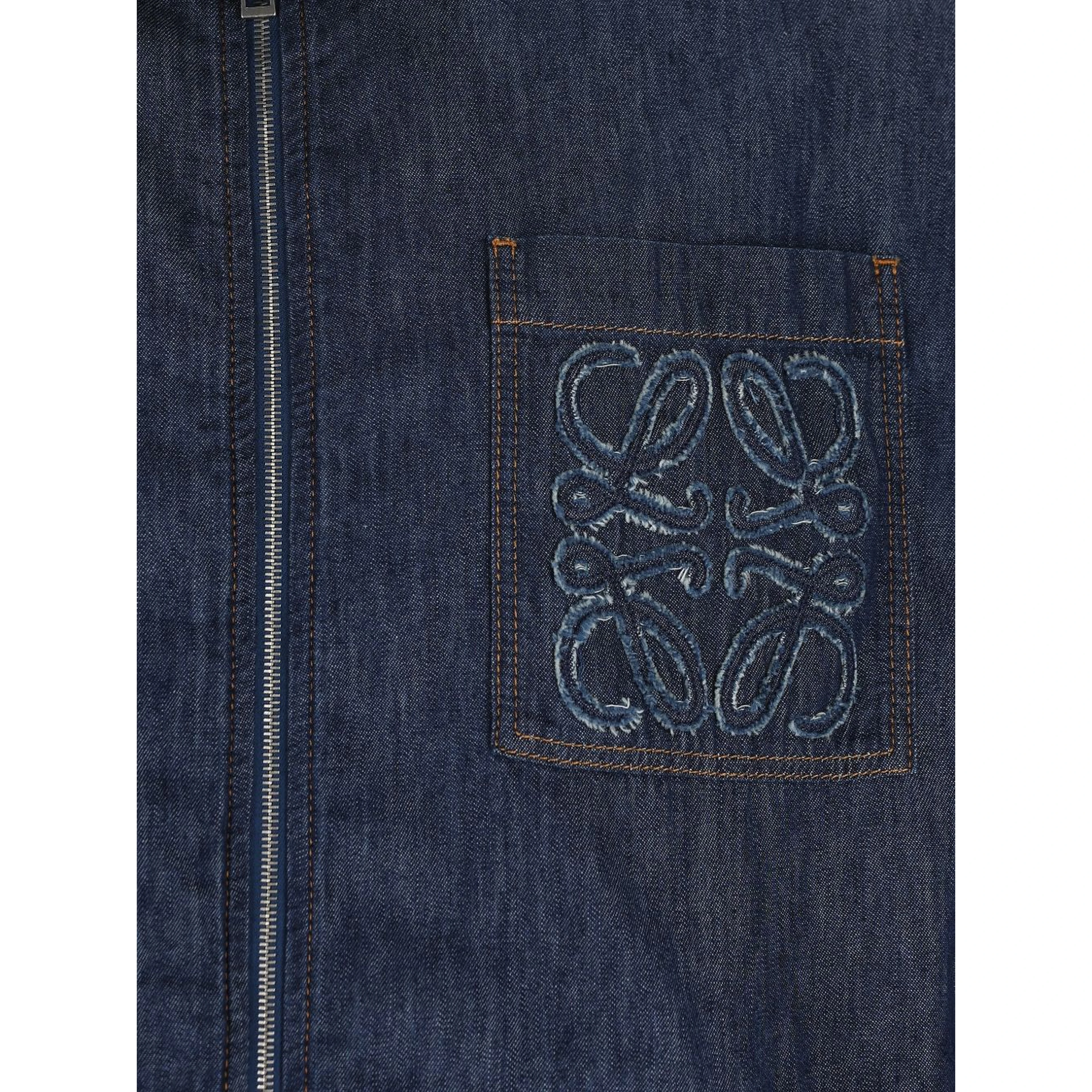 Loewe Coats Denim blue