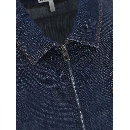 Loewe Coats Denim blue