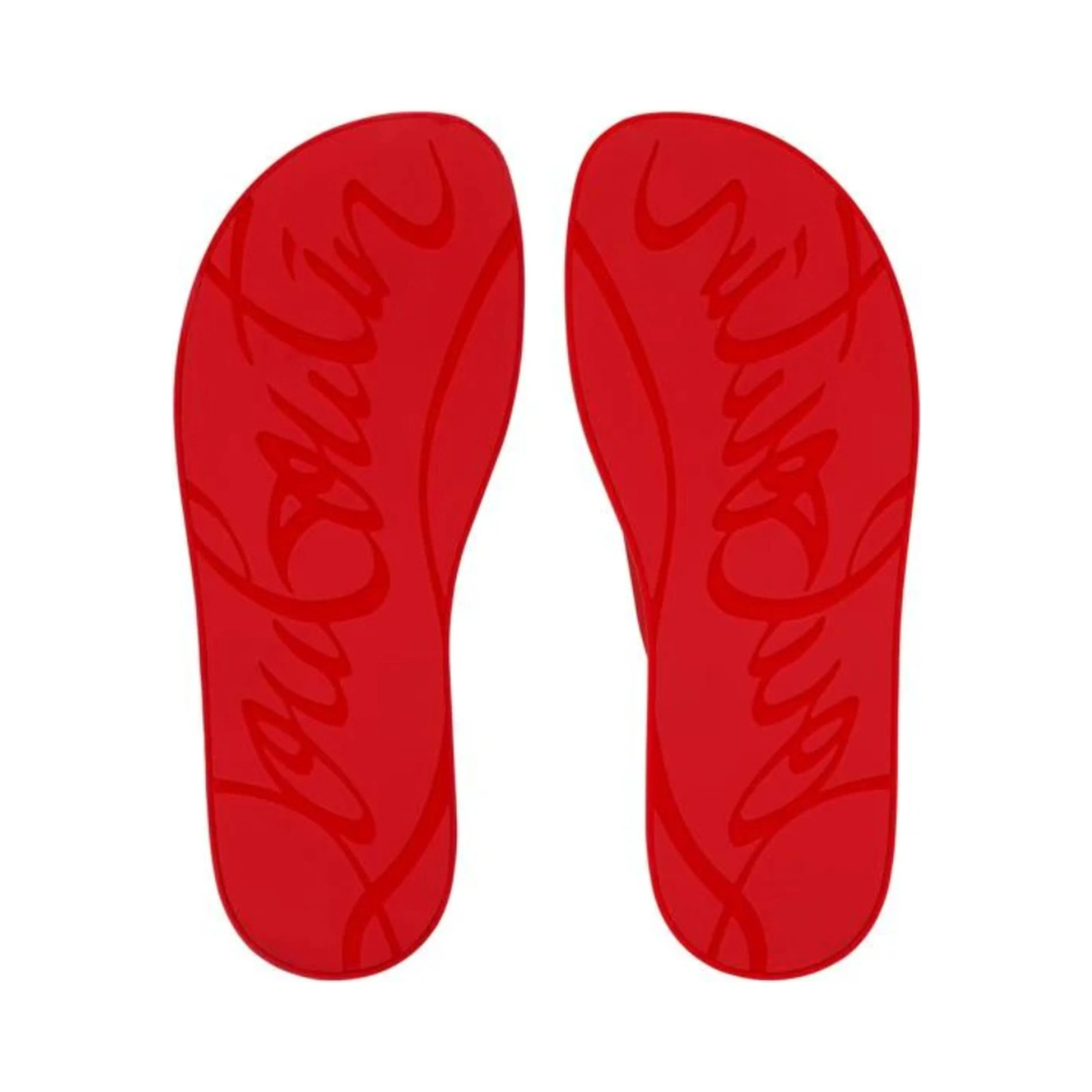 Christian Louboutin Flat shoes Red