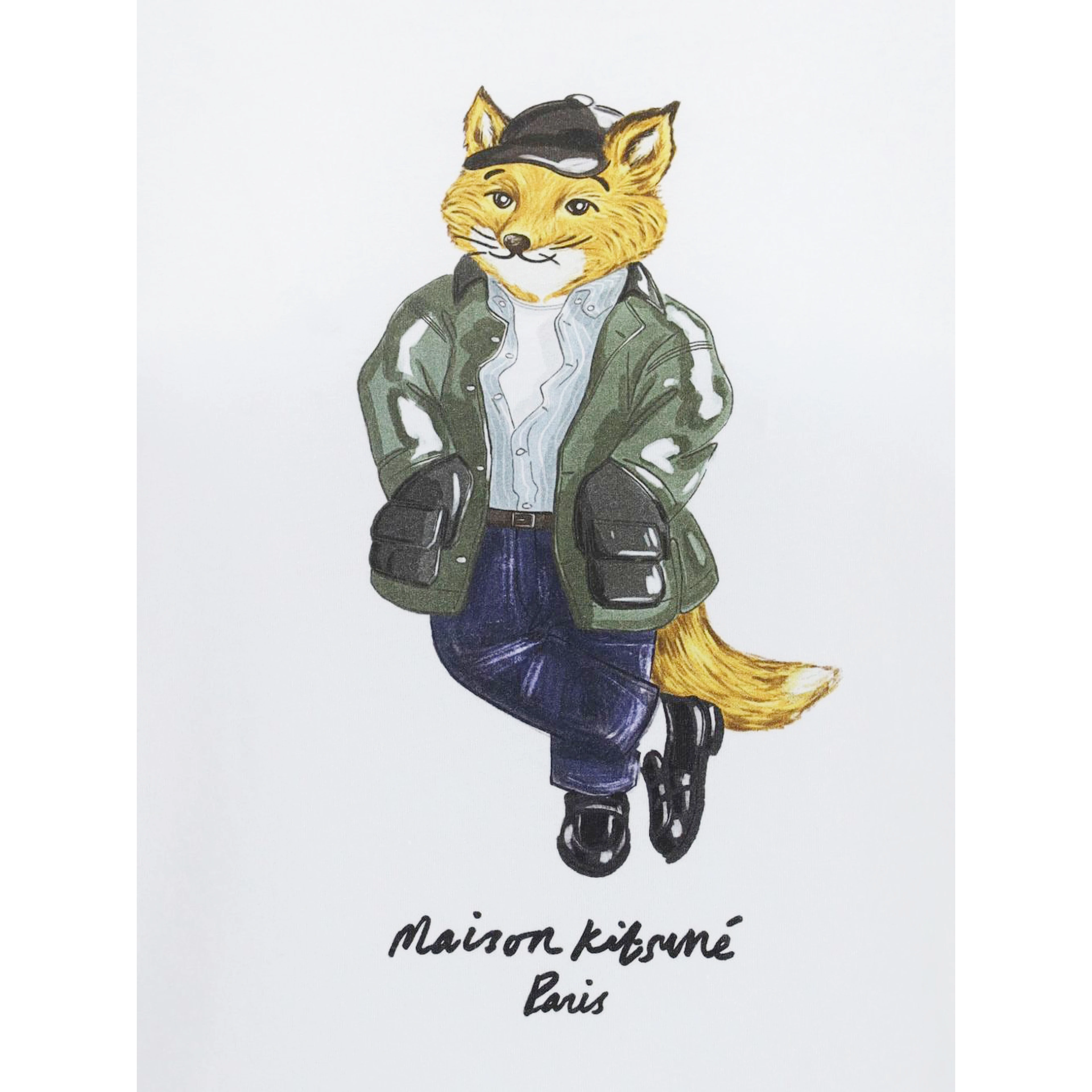 MAISON KITSUNE' T-shirts and Polos White