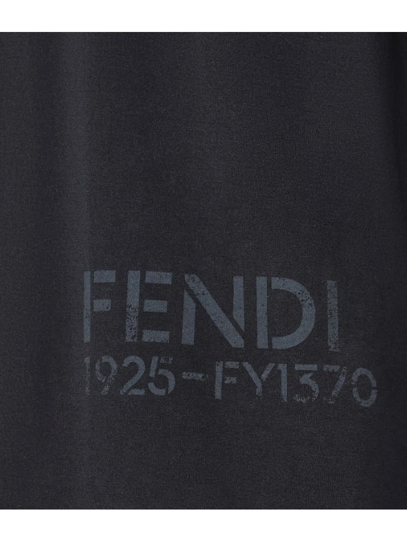Fendi T-shirts and Polos Black/Grey