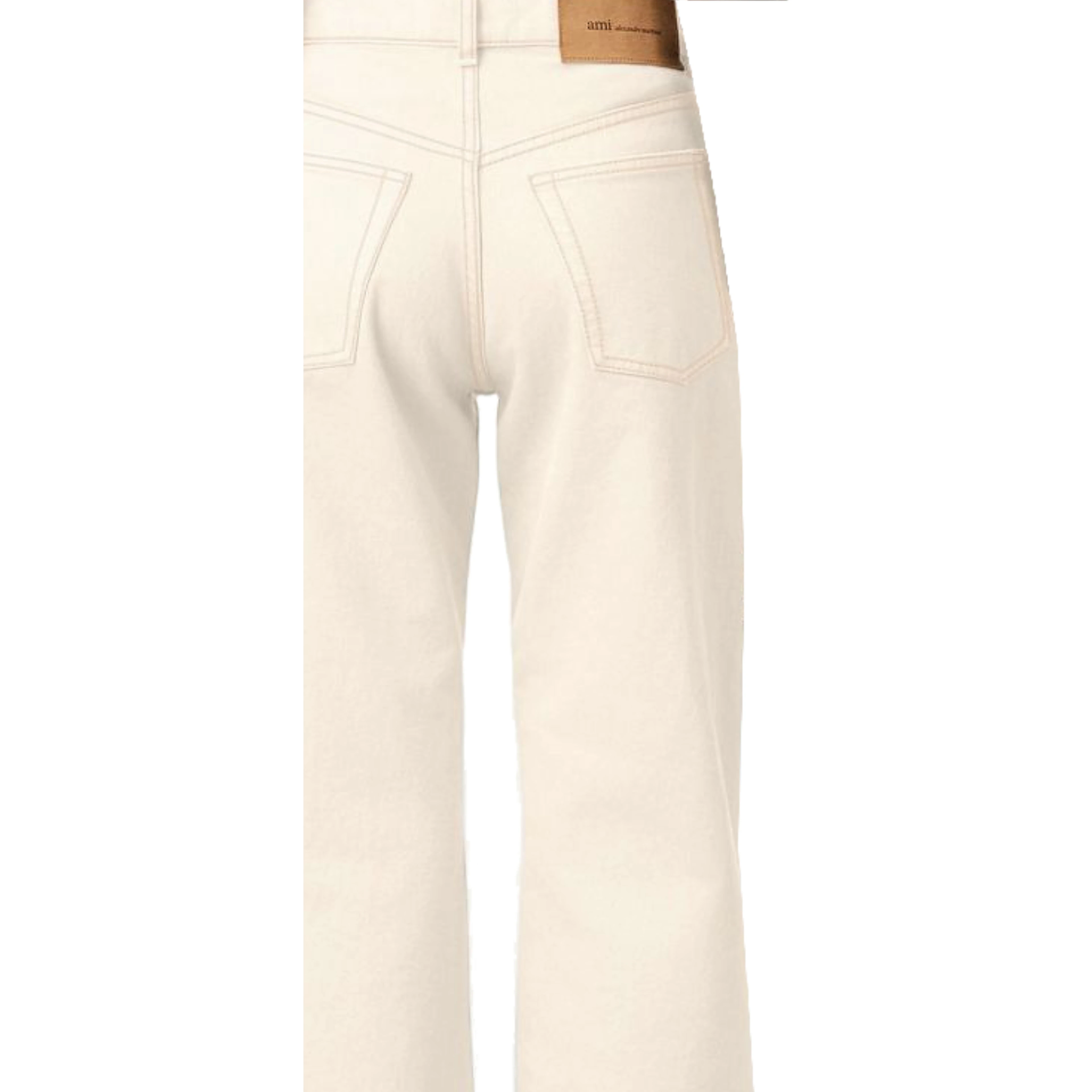 Ami Jeans White cream