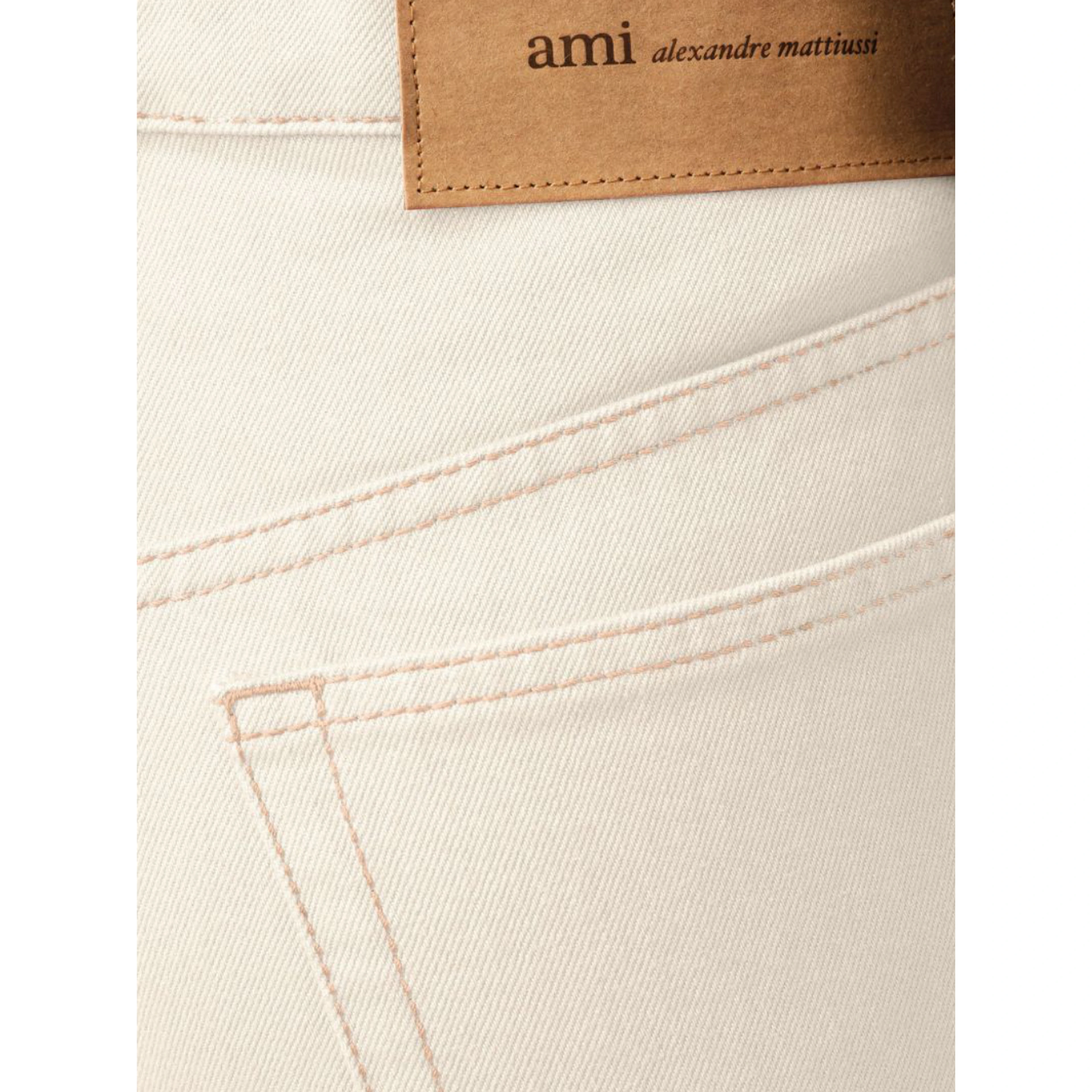 Ami Jeans White cream