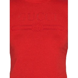 Gucci T-shirts and Polos Red