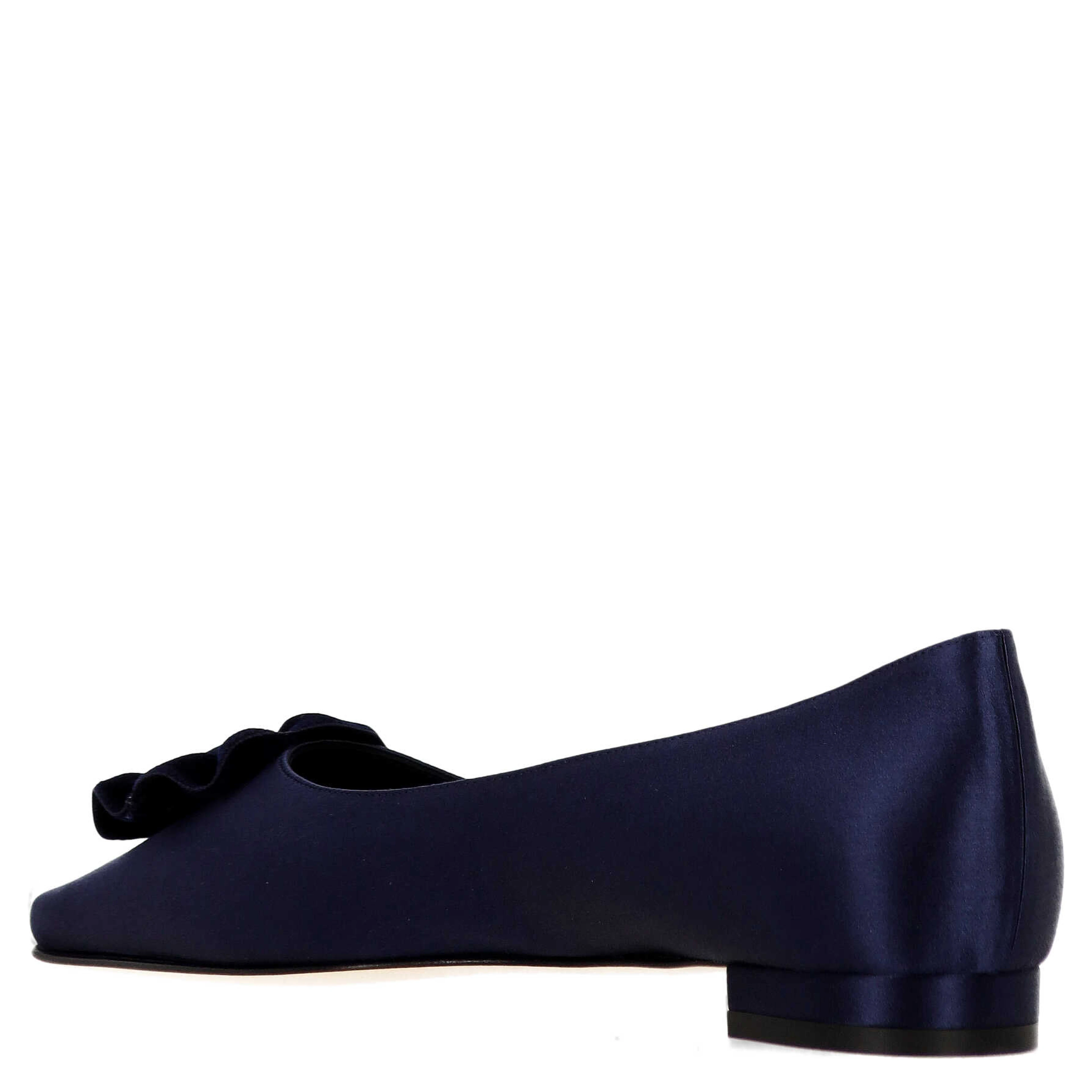 Manolo Blahnik Flat shoes Navy