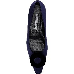 Manolo Blahnik Flat shoes Navy