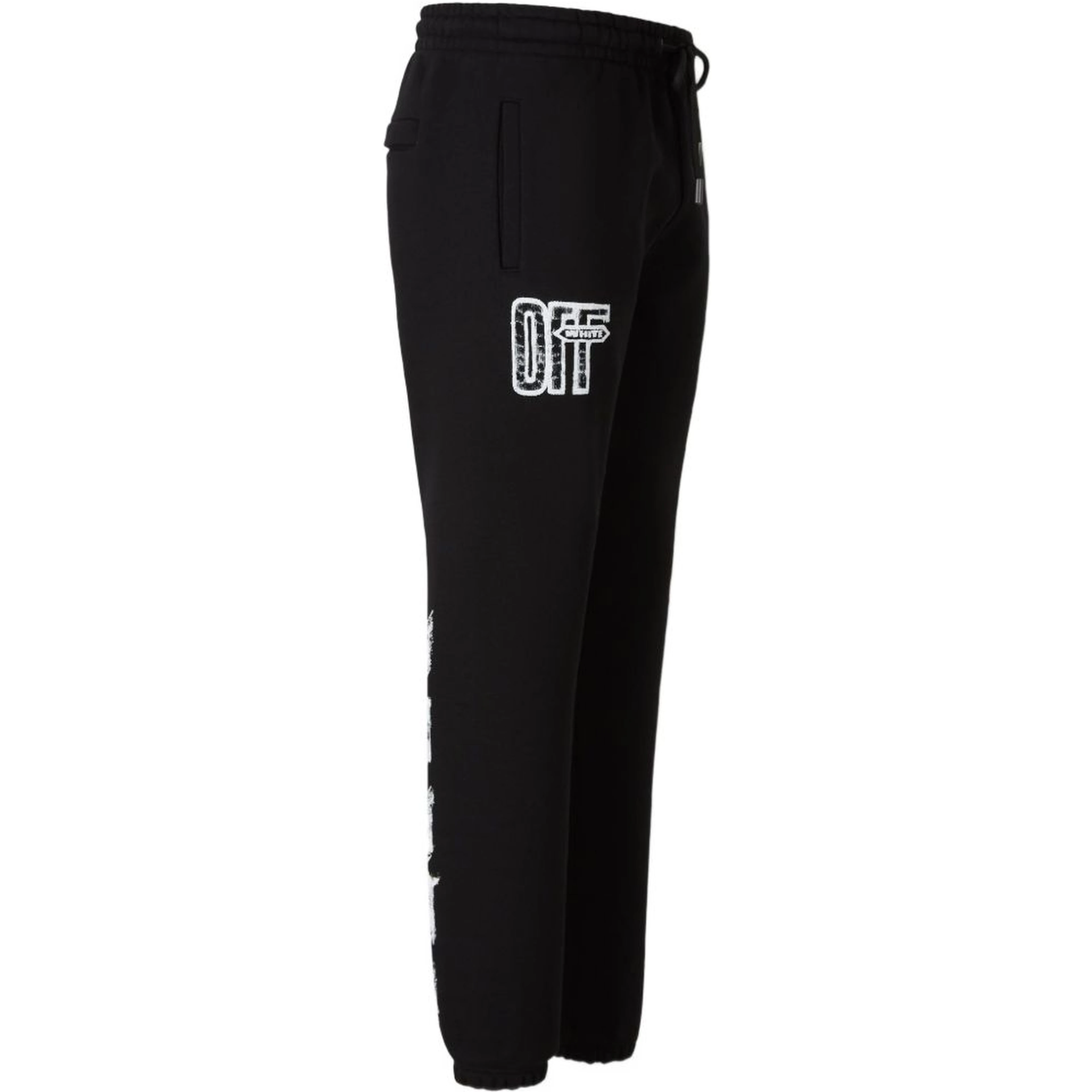 Off White Trousers Black