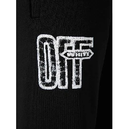 Off White Trousers Black