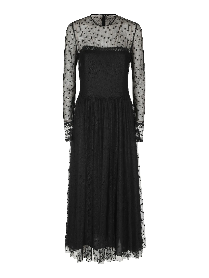 ABITO TULLE RICAMATO