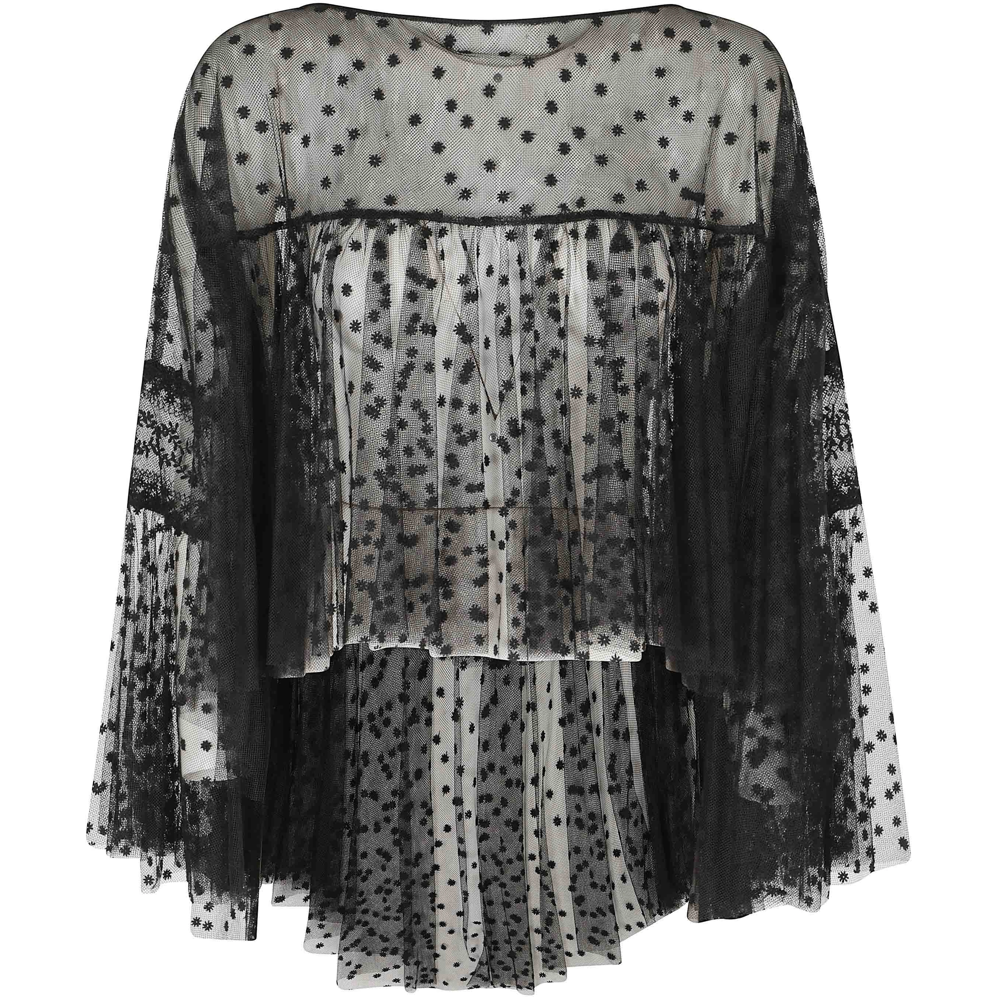 CAMICIA TULLE RICAMATO