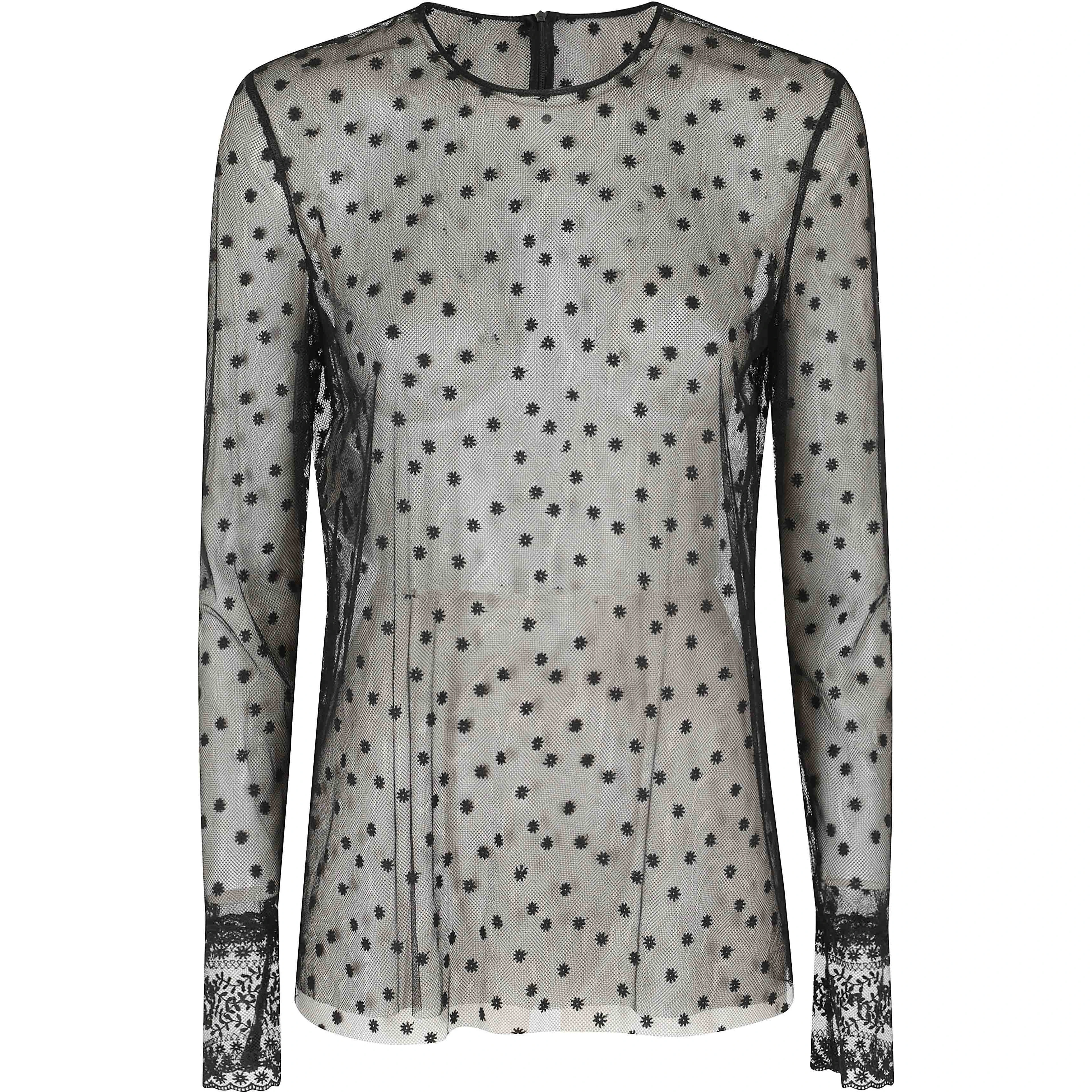 CAMICIA TULLE RICAMATO