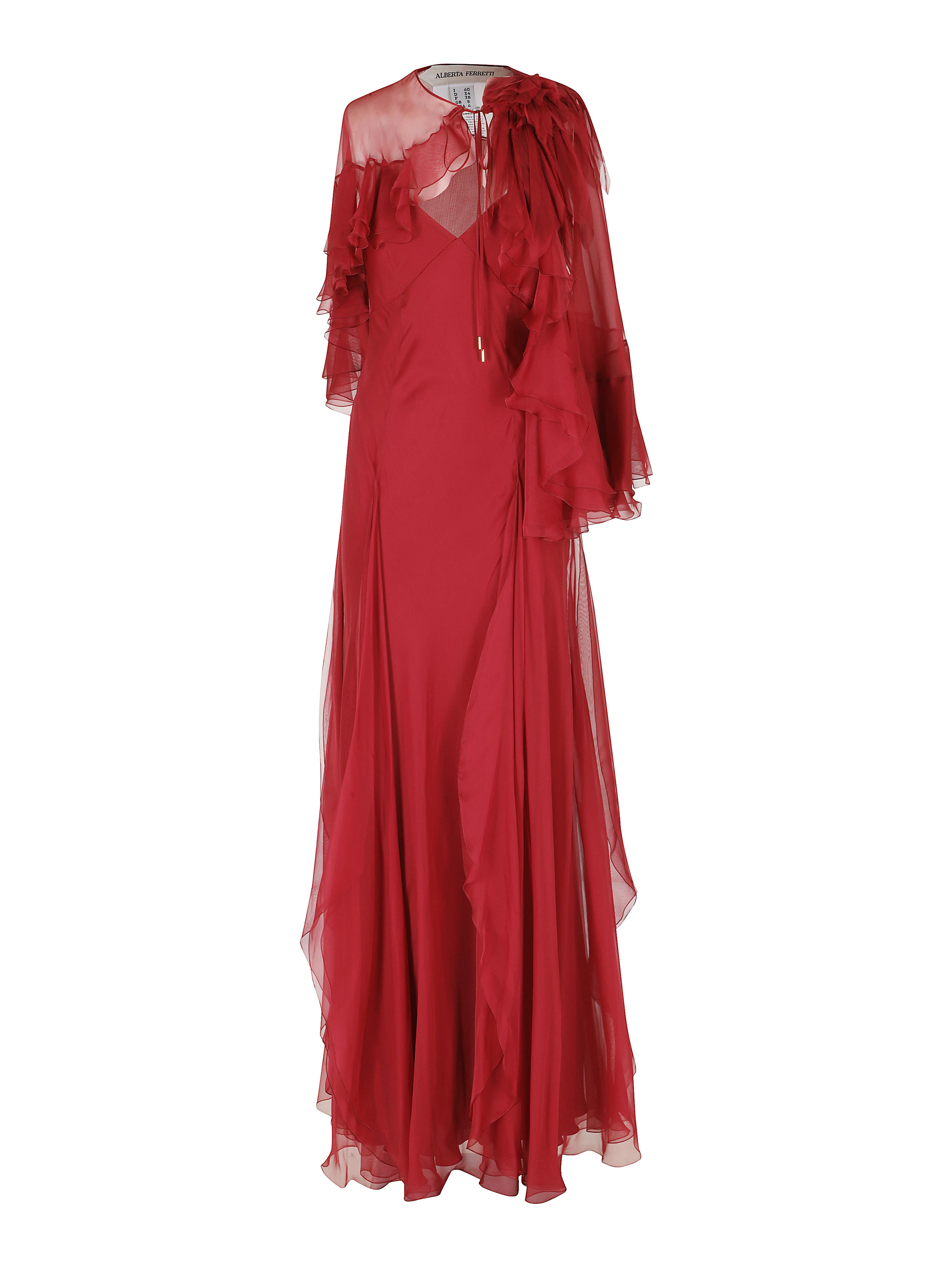ABITO CHIFFON DI SETA
