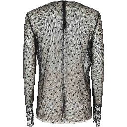 CAMICIA TULLE RICAMATO