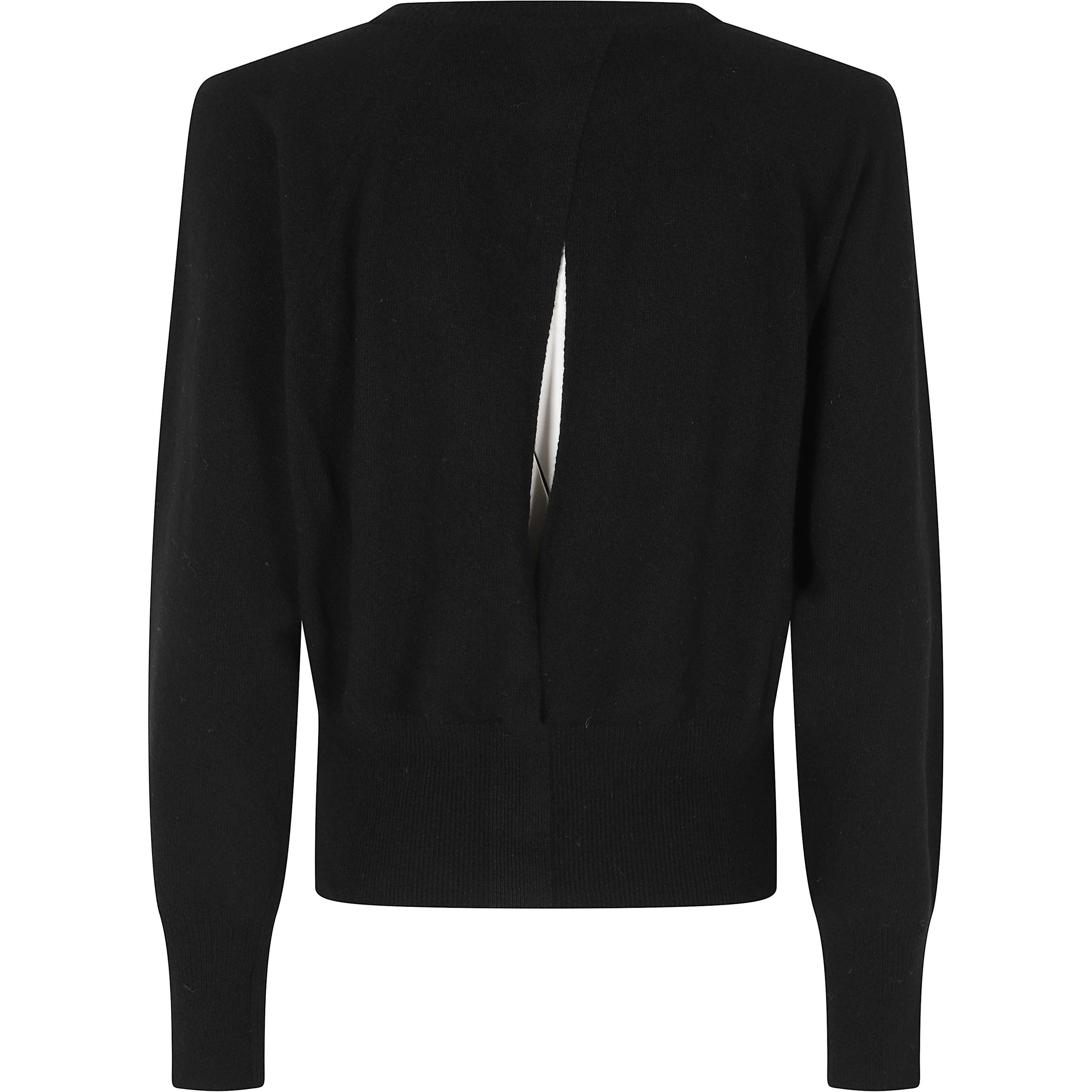 MAGLIA GIROCOLLO APERTA DIETRO