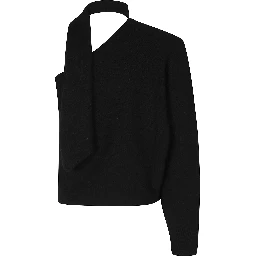 MAGLIA MONOSPALLA CON SCIARPINA