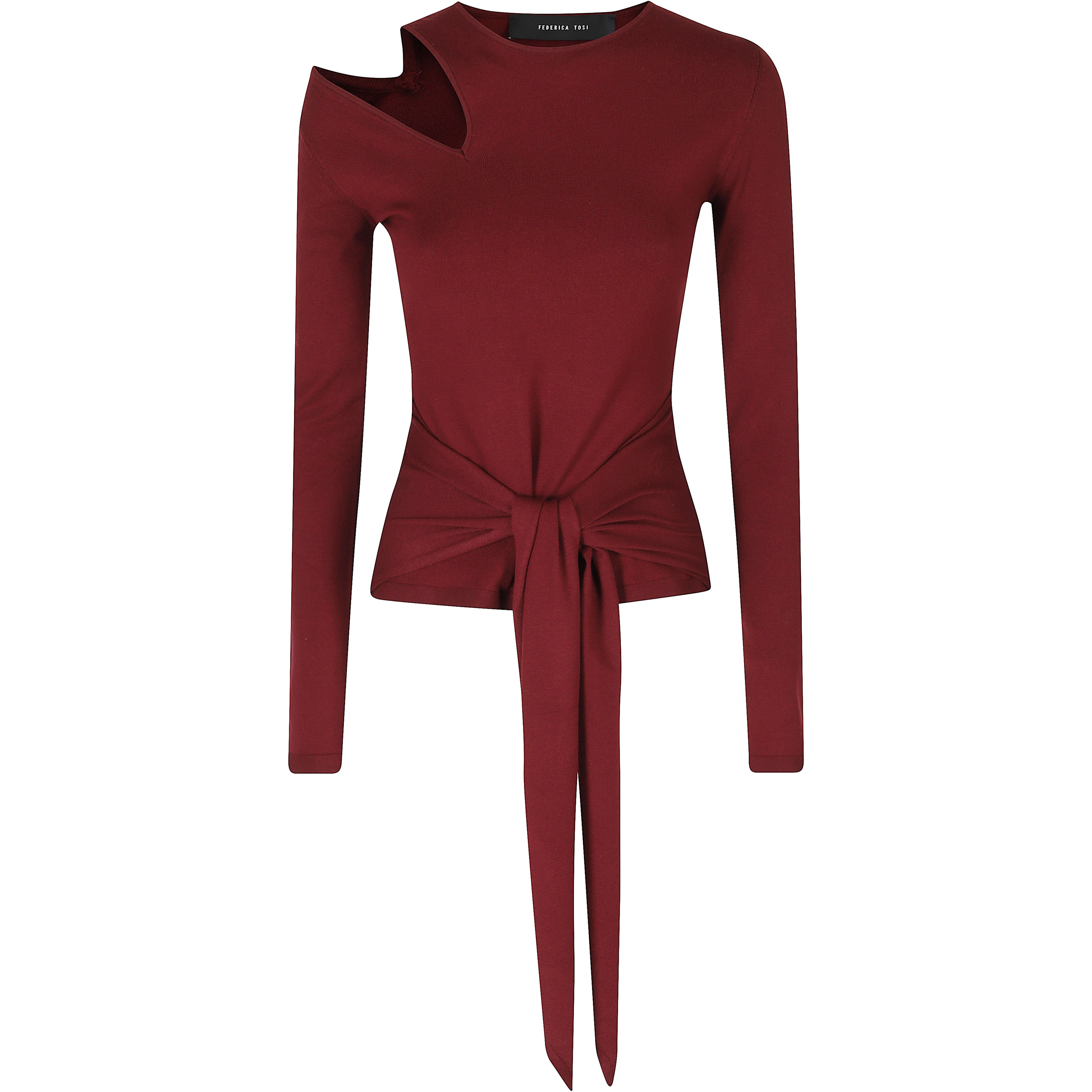 MAGLIA CUT OFF CON FUSCIACCA