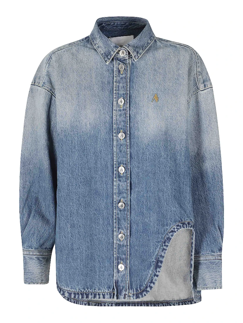BOMBER WASHED DENIM