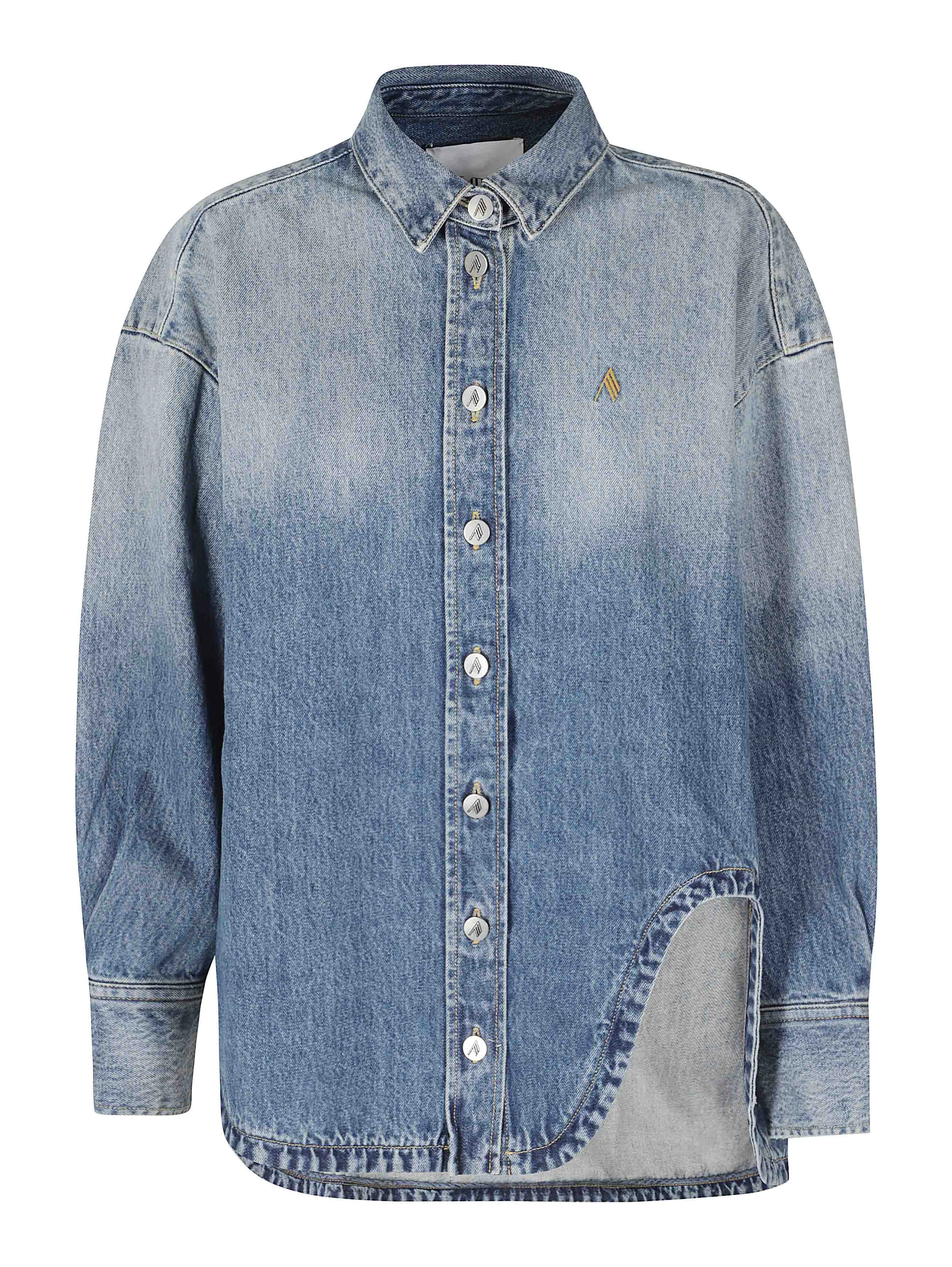 BOMBER WASHED DENIM