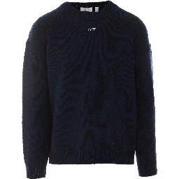 Off White Sweaters Blue