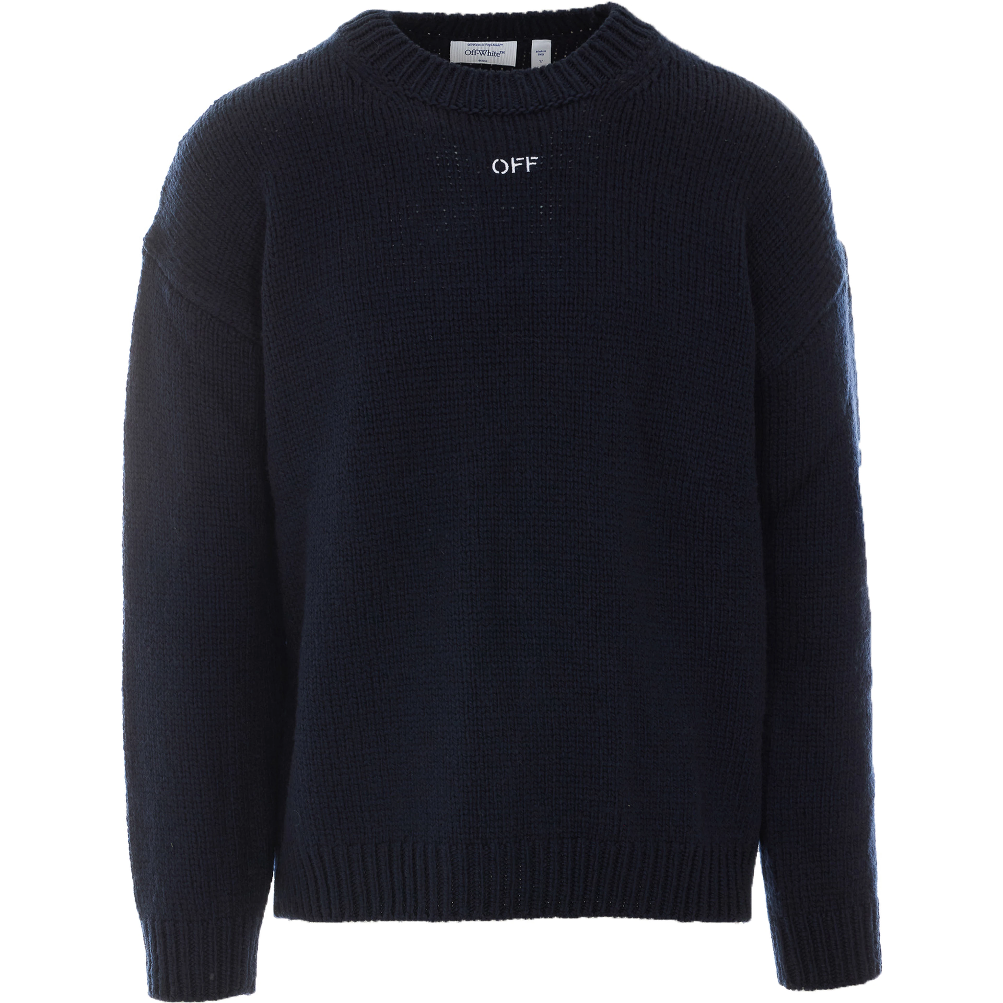 Off White Sweaters Blue