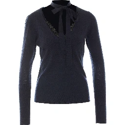 Pinko Sweaters Blue