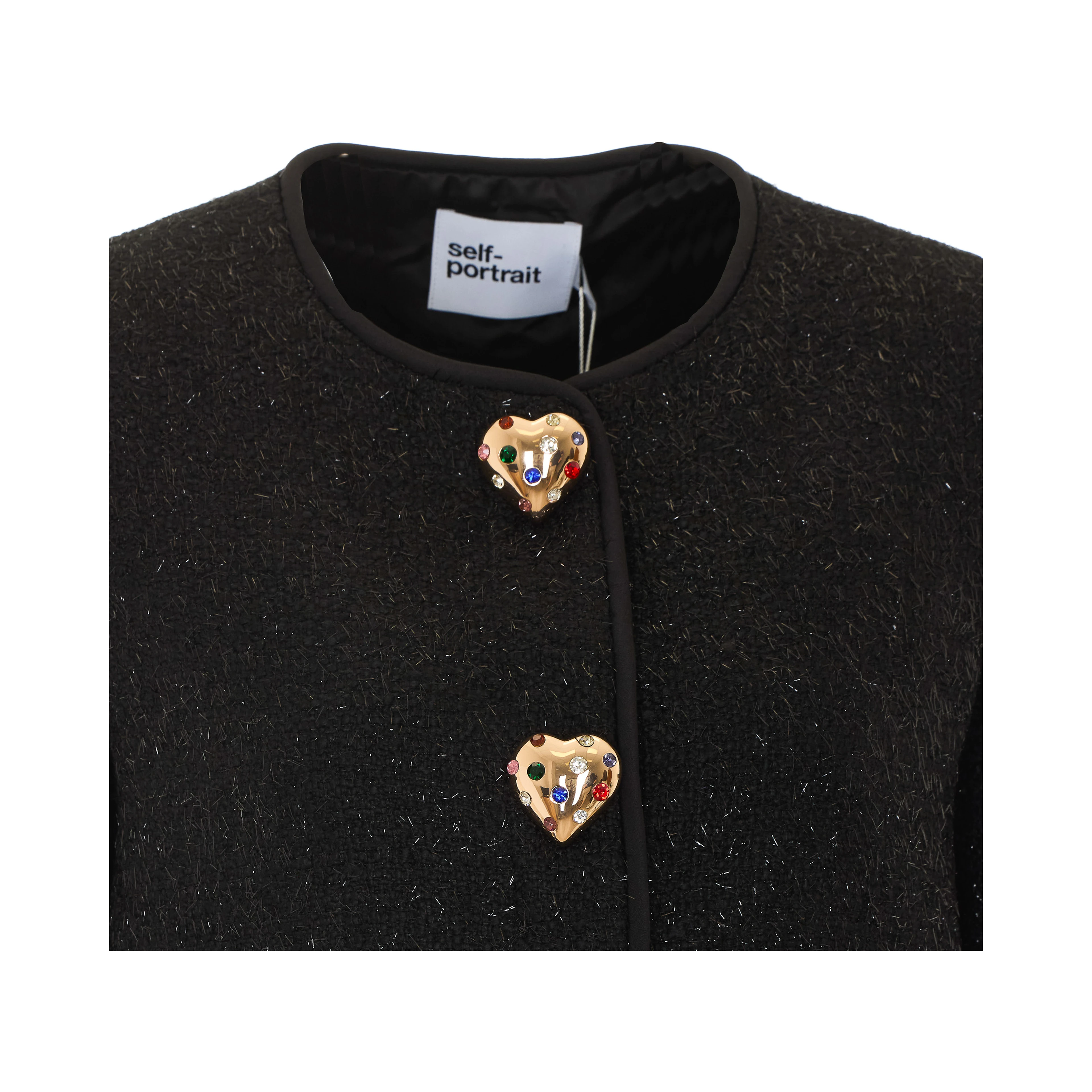 SELF PORTRAIT Jackets Black