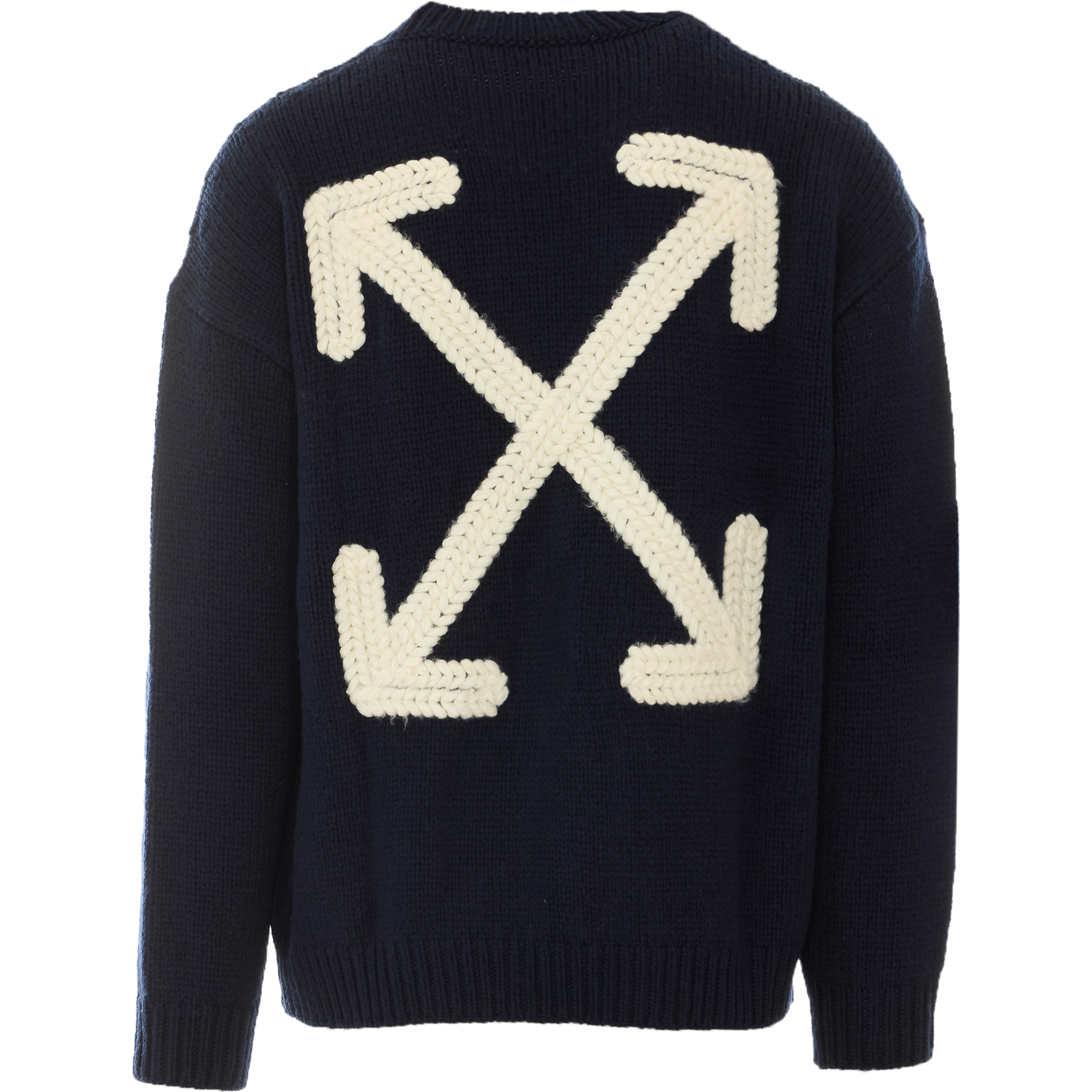 Off White Sweaters Blue