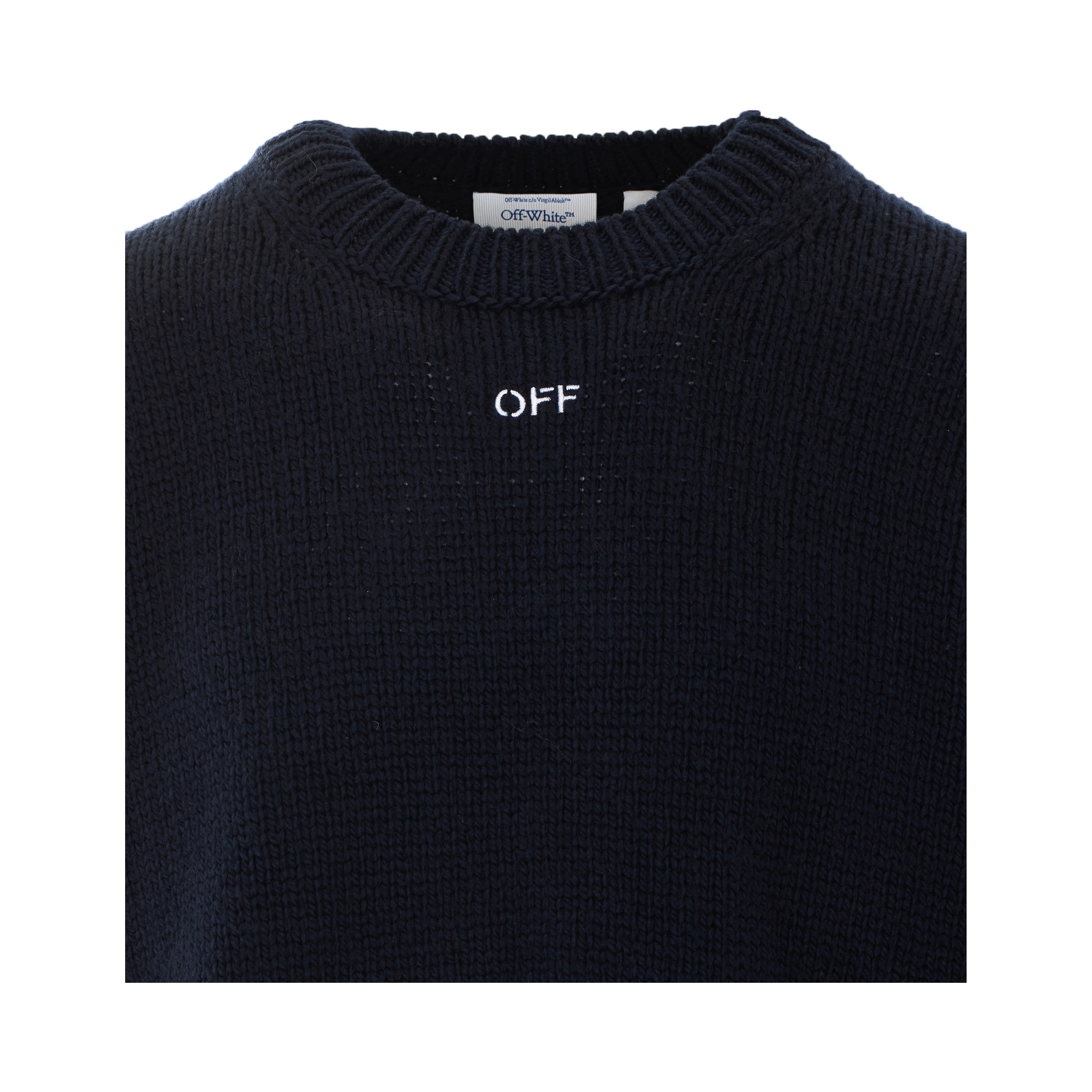 Off White Sweaters Blue