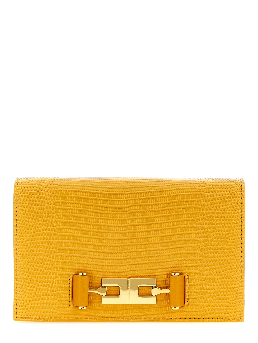 Beige Polyester Crossbody Bag