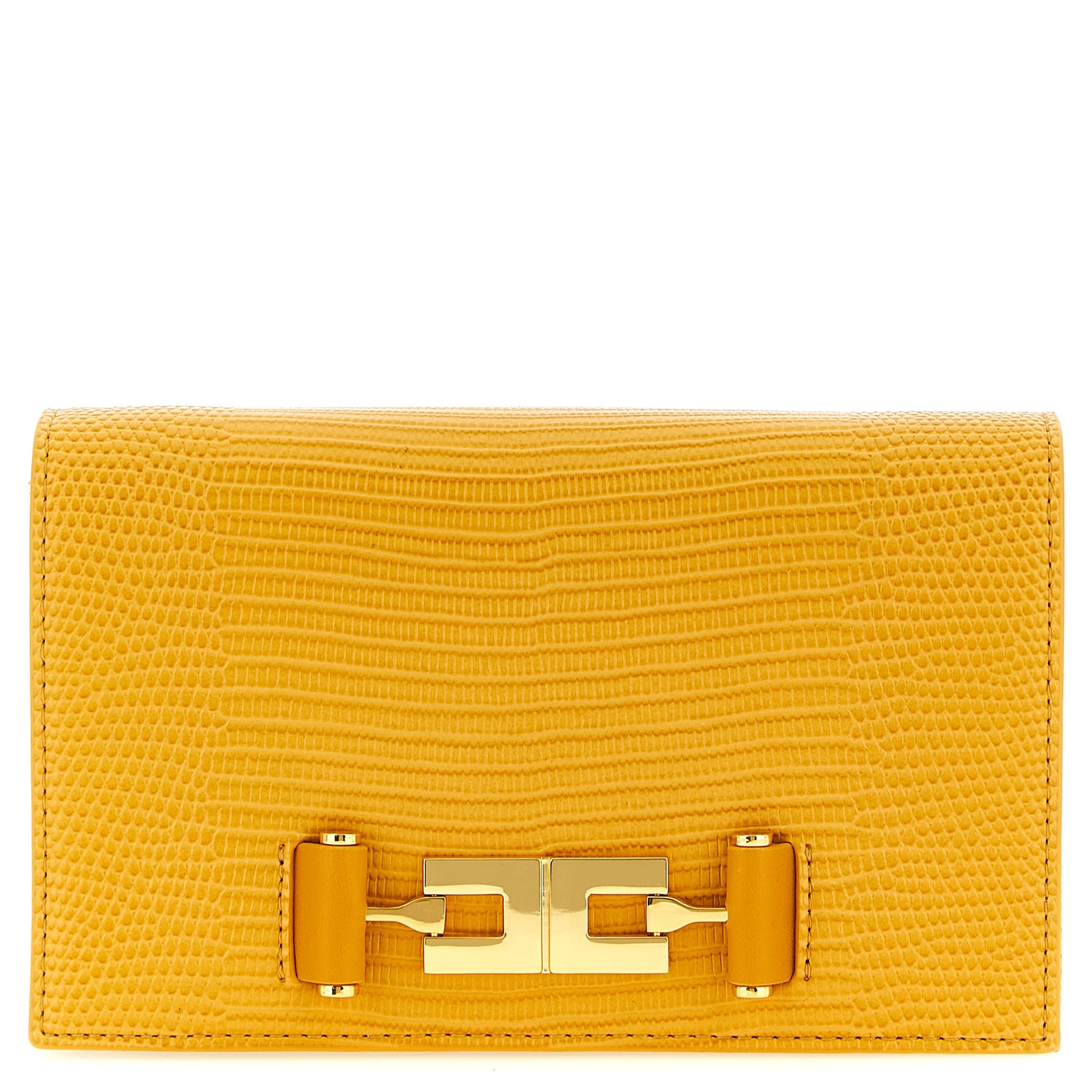 Beige Polyester Crossbody Bag