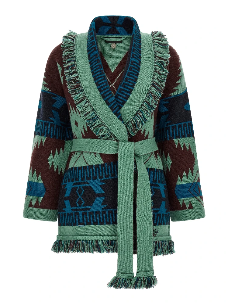 Multicolor Cashmere Cardigan