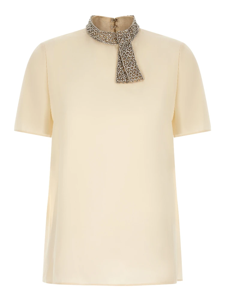 White Silk Tank Tops